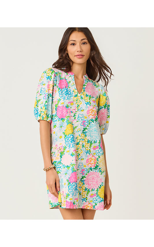 CAREY DRESS, MULTI LILLY GARDEN
