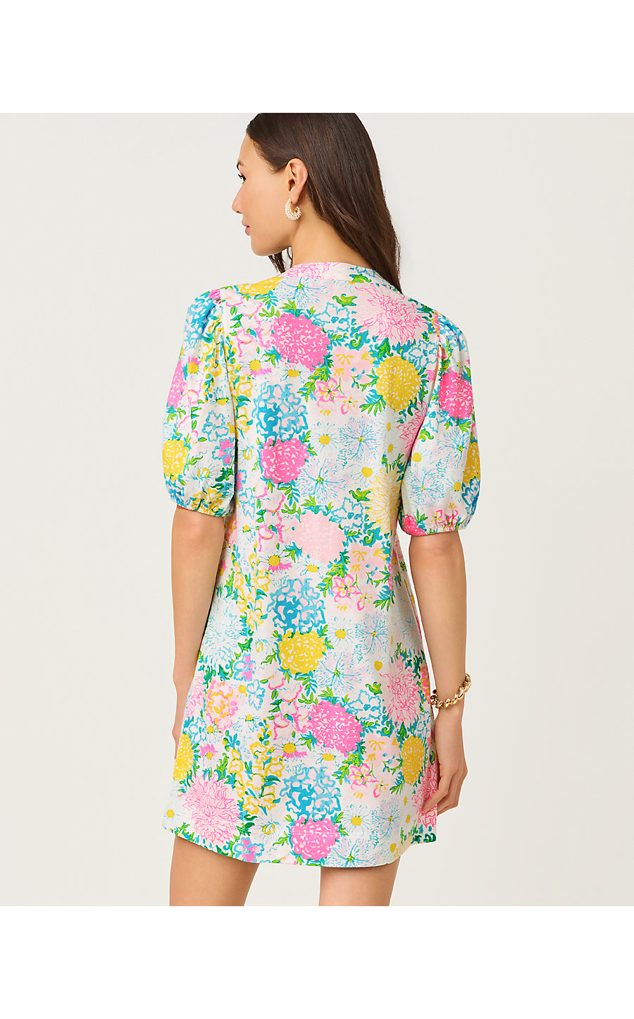 CAREY DRESS, MULTI LILLY GARDEN