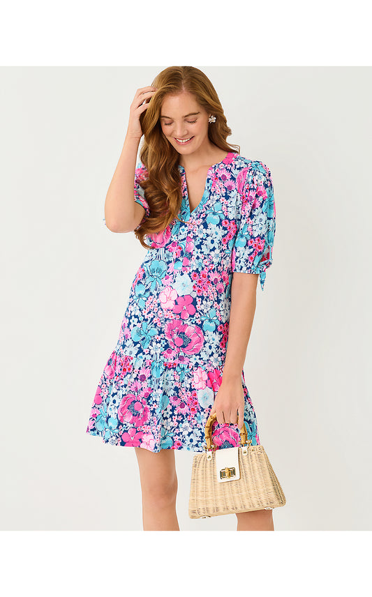 SHAE DRESS, STARLIGHT NAVY IN ALL HER GLORY
