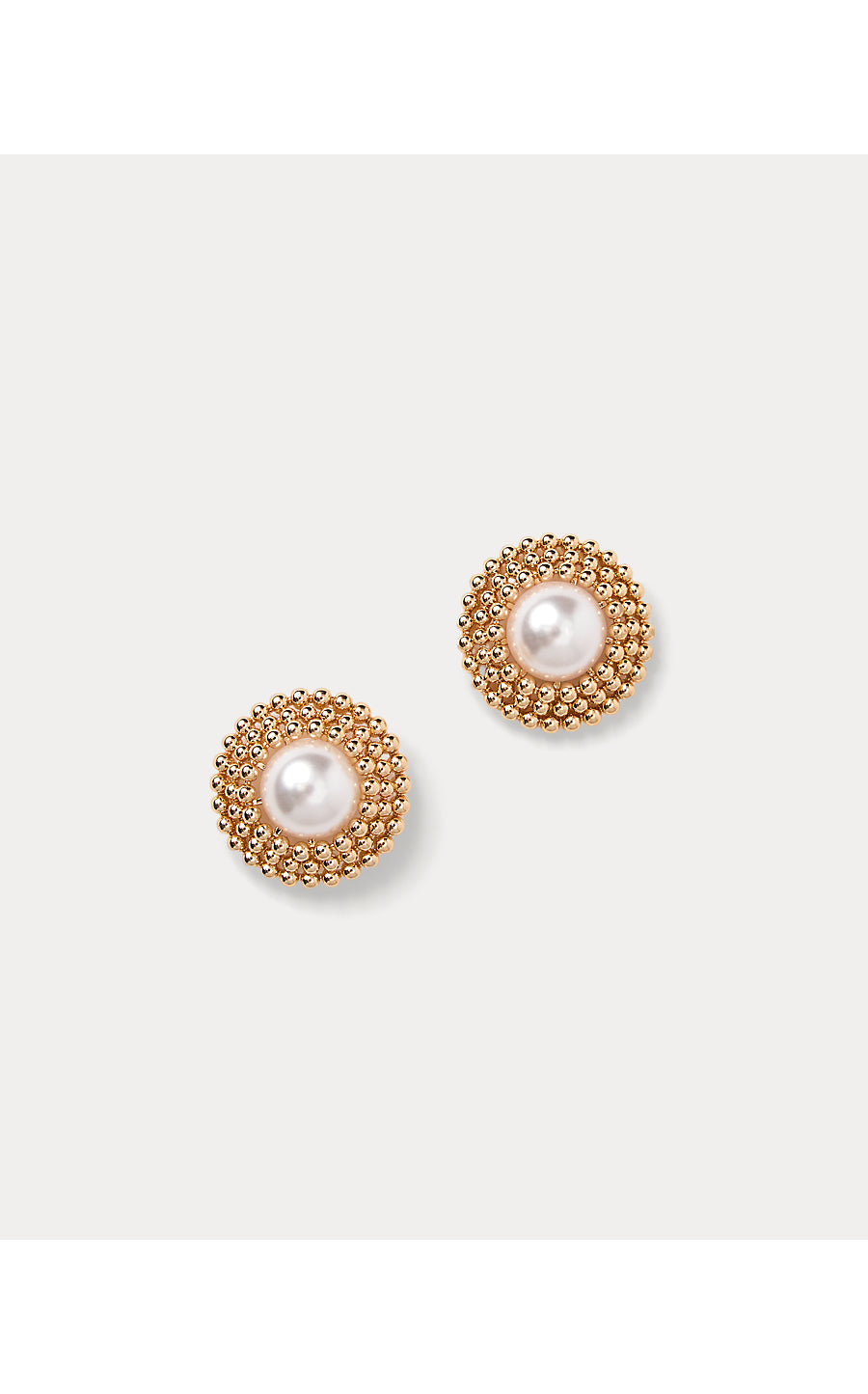 ROSANNA EARRINGS, RESORT WHITE