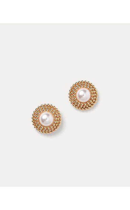 ROSANNA EARRINGS, RESORT WHITE