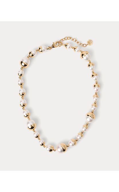 ROSANNA NECKLACE, RESORT WHITE