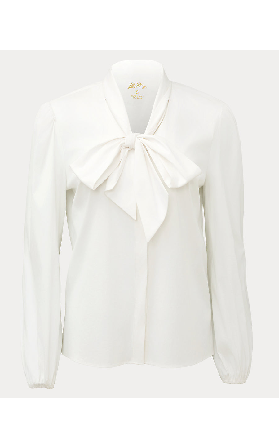 THE LILLY SHIRT BLOUSE, RESORT WHITE