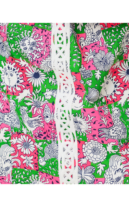 FAIRBANKS MINI SKORT, CHERRY BLOSSOM PINK LIL CHICKEN CHECK