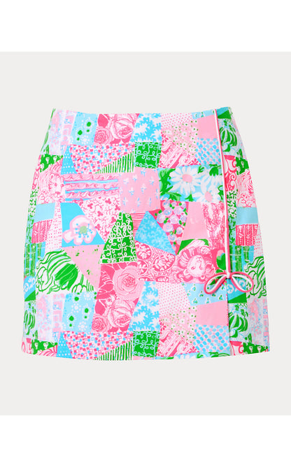LA COSTA MINI SKORT, MULTI CRAZY QUILT