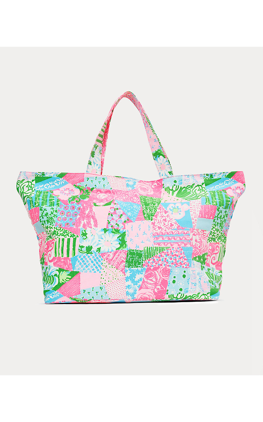 GWP POOL TOTE, MULTI CRAZY QUILT