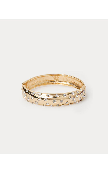 ALL DAHLED UP BRACELET, GOLD METALLIC