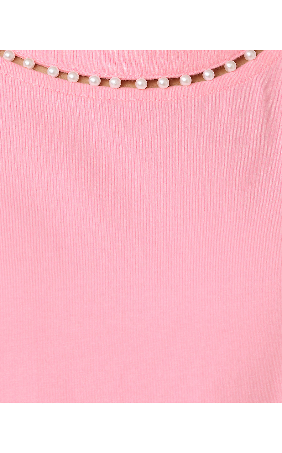 CLAIRMONT PEARL KNIT TOP, CONCH SHELL PINK