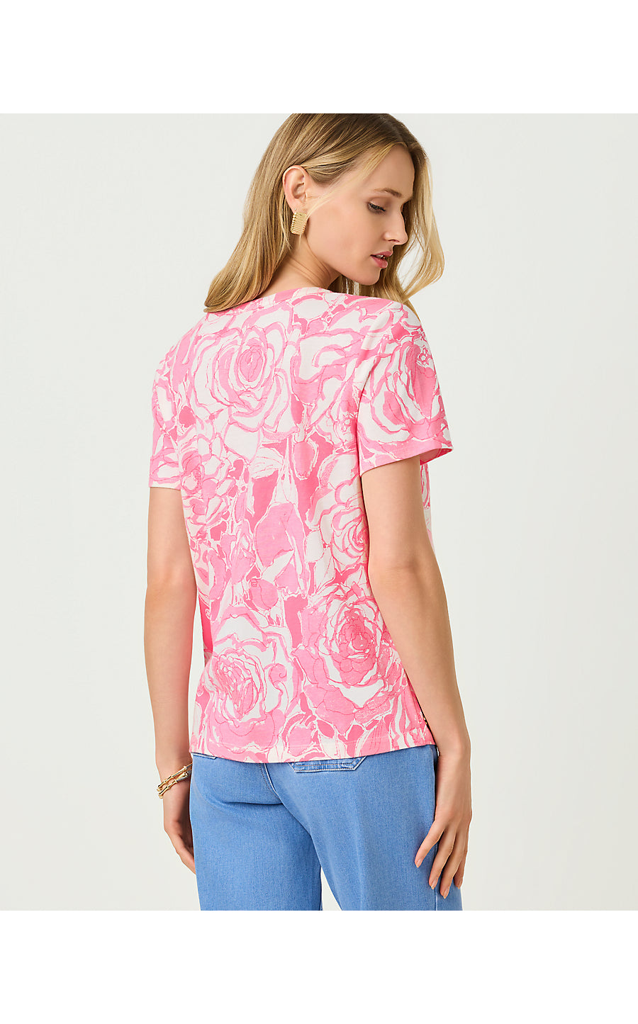 CLAIRMONT PEARL KNIT TOP, CONFETTI PINK ROSANNA