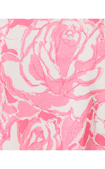 CLAIRMONT PEARL KNIT TOP, CONFETTI PINK ROSANNA