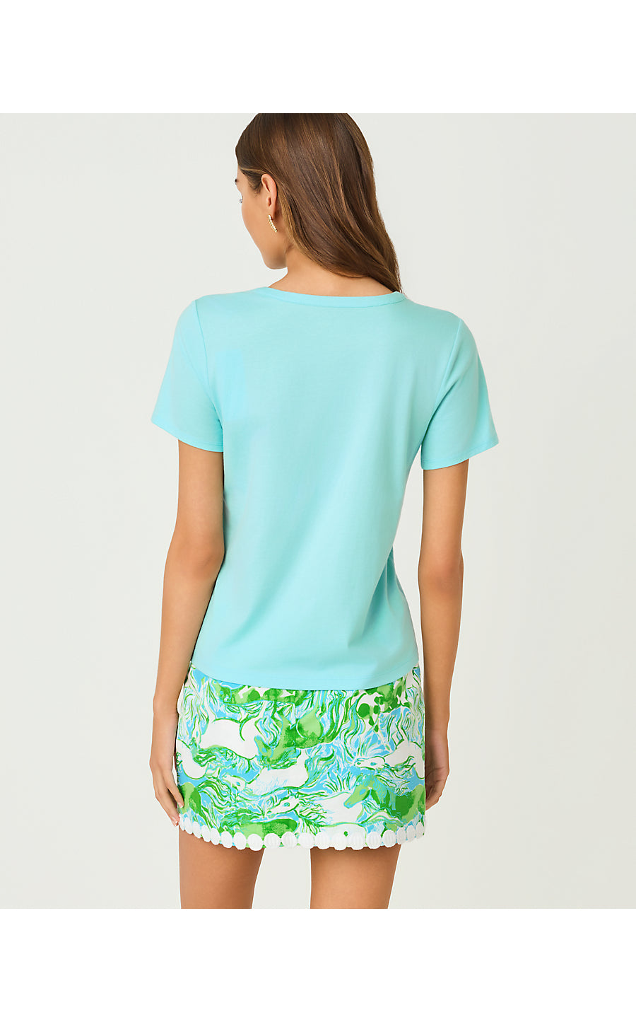 CLAIRMONT PEARL KNIT TOP, DAY DREAM BLUE