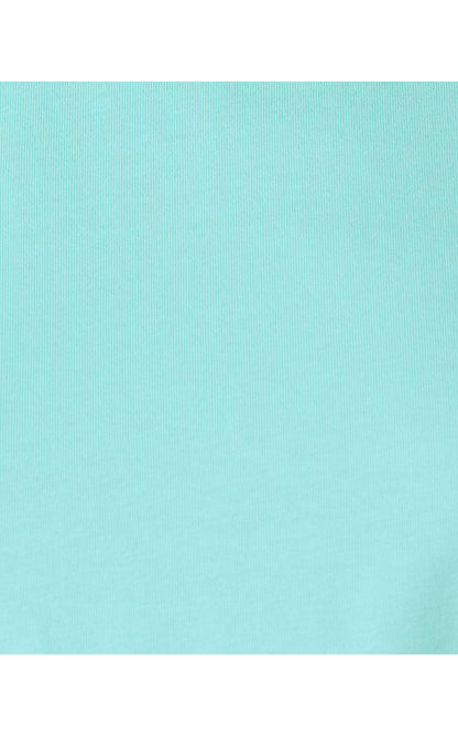 CLAIRMONT PEARL KNIT TOP, DAY DREAM BLUE