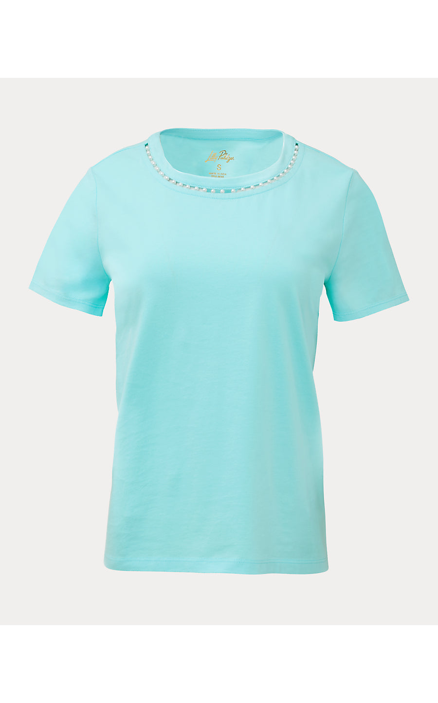 CLAIRMONT PEARL KNIT TOP, DAY DREAM BLUE