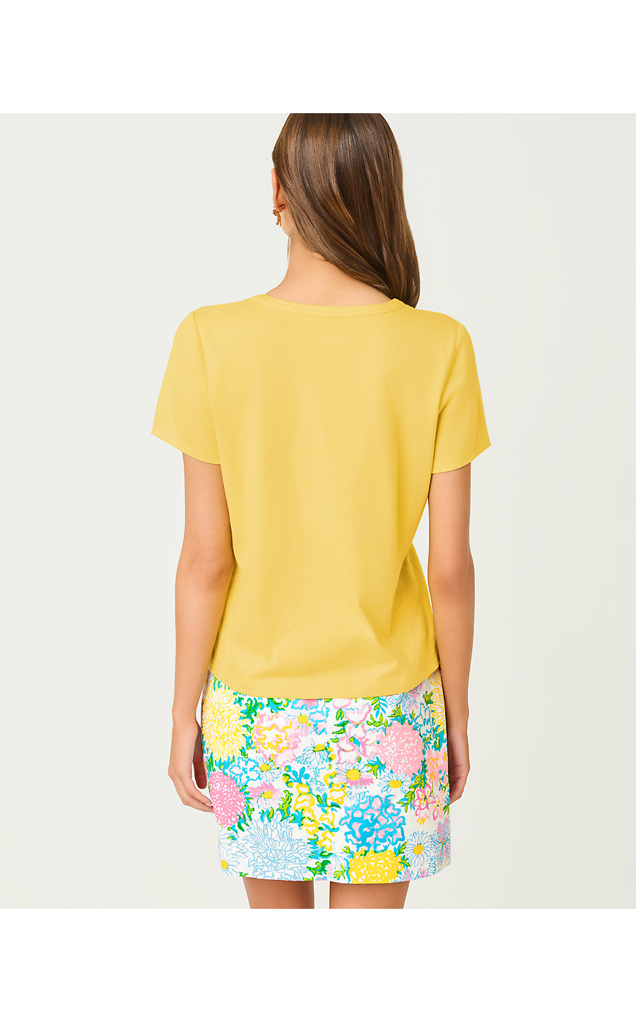 CLAIRMONT PEARL KNIT TOP, ESTELLE YELLOW