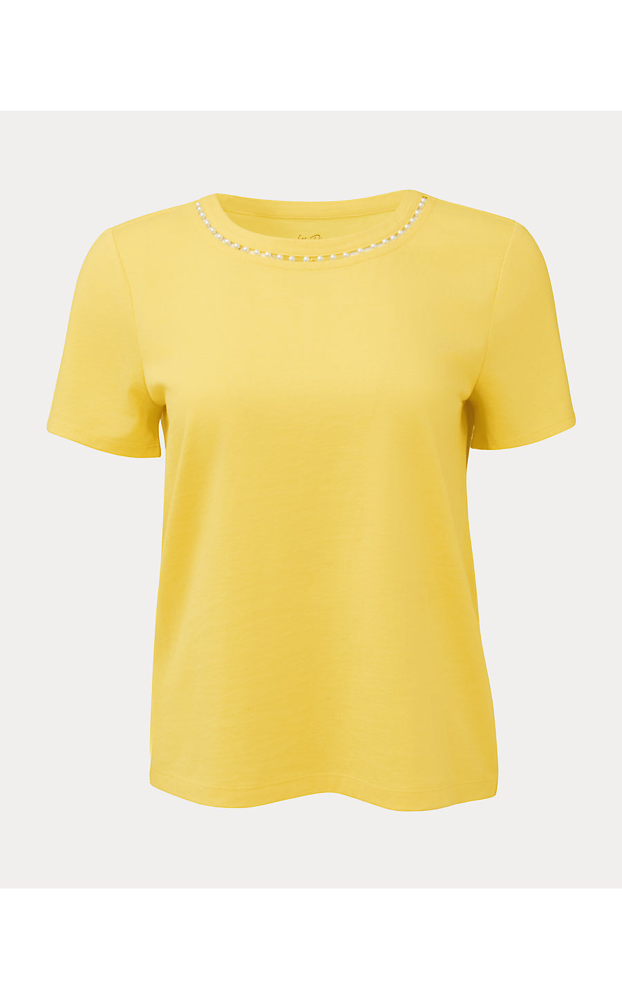 CLAIRMONT PEARL KNIT TOP, ESTELLE YELLOW