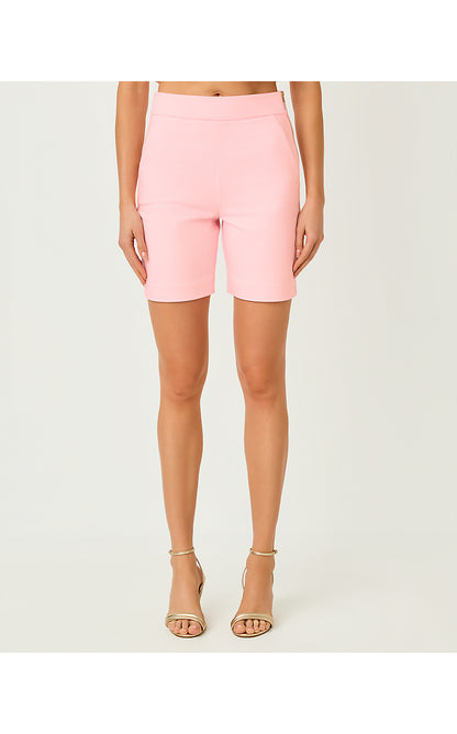 SARISSA STRETCH 7" SHORT, PINK MUSE