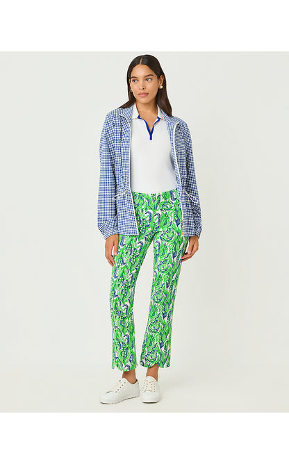 CORSO SCALLOP KICK FLARE PANT, PUTTING GREEN LILLY OF THE VALLEY GOLF