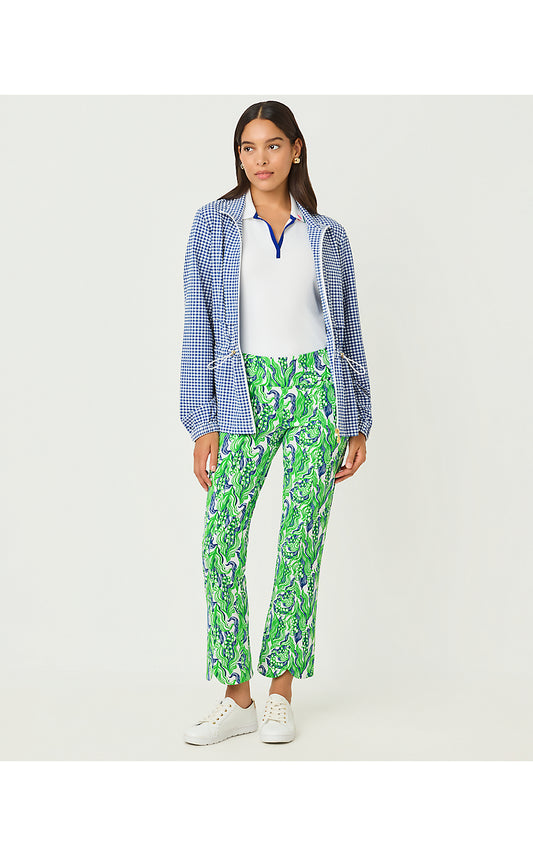 CORSO SCALLOP KICK FLARE PANT, PUTTING GREEN LILLY OF THE VALLEY GOLF