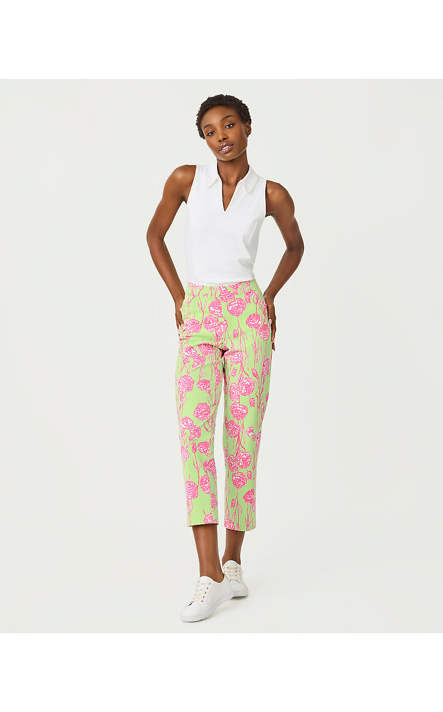 ESTERO PANT UPF 50+, PISTACHIO MACARON ALINA GOLF