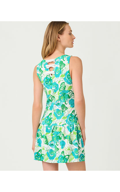 NADEERA ACTIVE DRESS UPF 50+, RESORT WHITE MONARCH ROSE