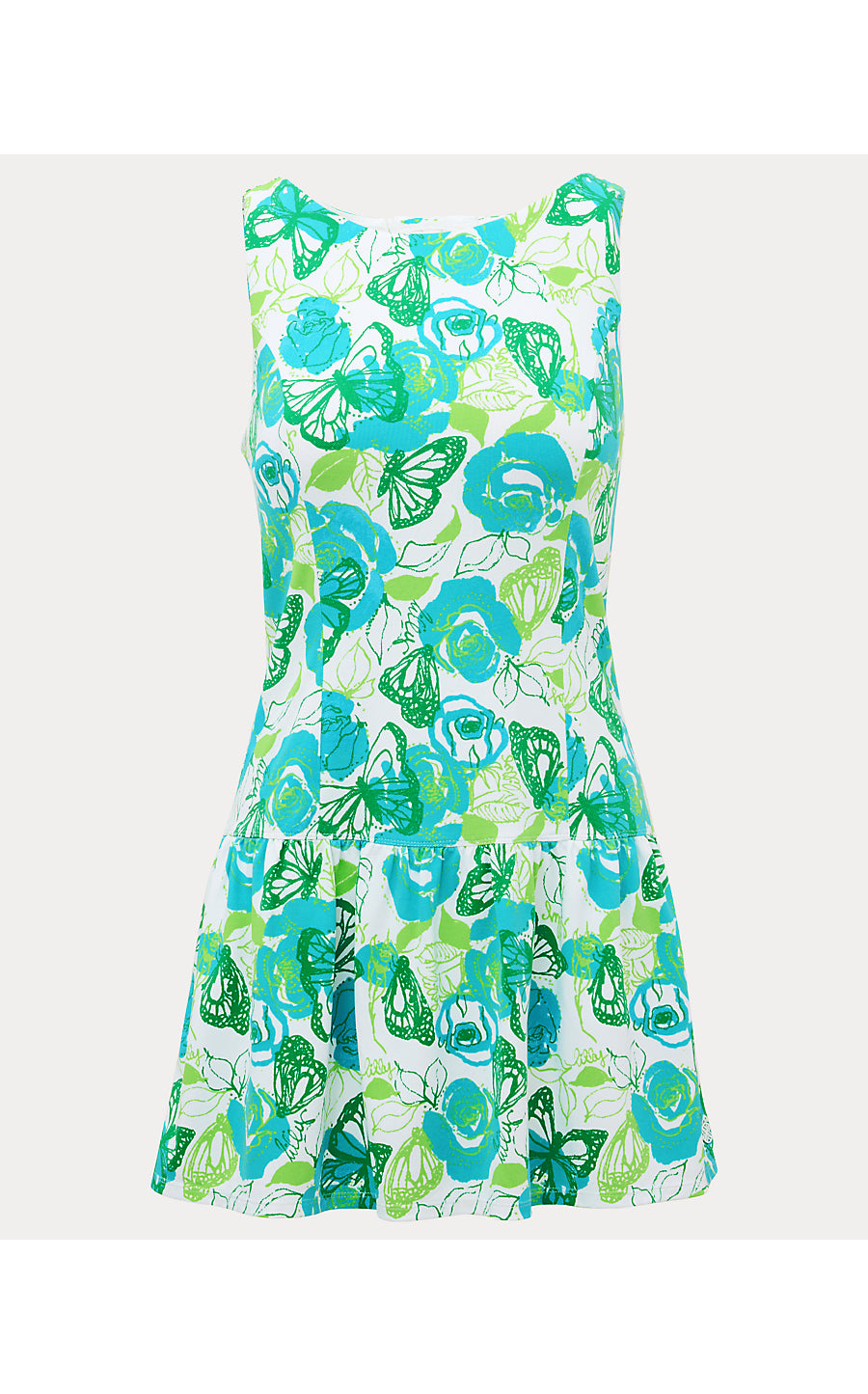 NADEERA ACTIVE DRESS UPF 50+, RESORT WHITE MONARCH ROSE