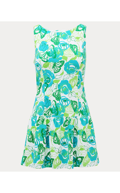 NADEERA ACTIVE DRESS UPF 50+, RESORT WHITE MONARCH ROSE