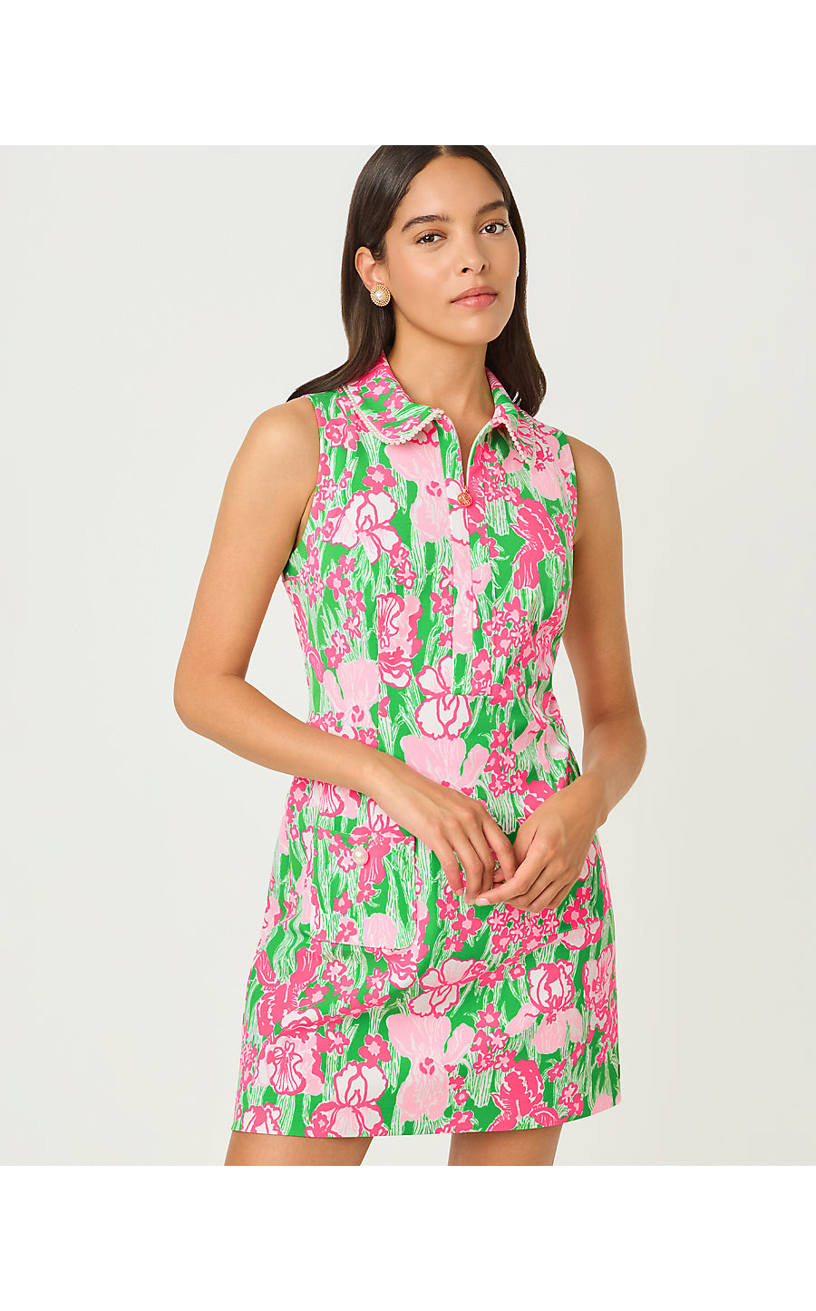 KATHY PEARL DRESS UPF 50+, PUTTING GREEN HANNAH GOLF