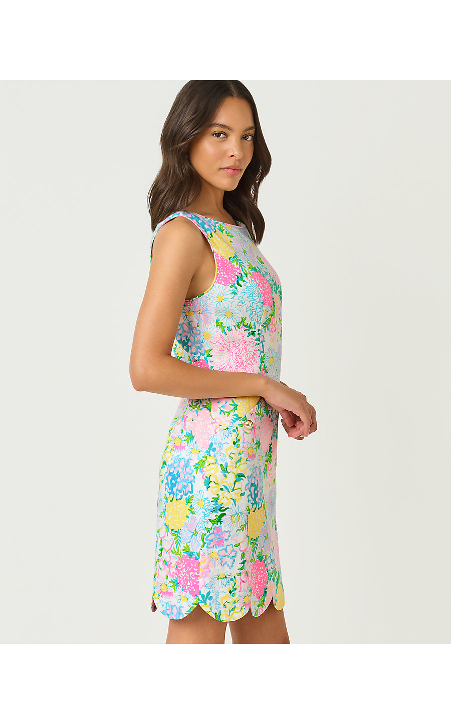 THE SCALLOP LILLY SHIFT, MULTI LILLY GARDEN