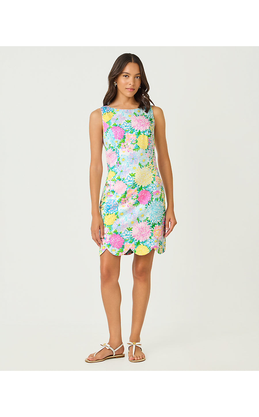 THE SCALLOP LILLY SHIFT, MULTI LILLY GARDEN