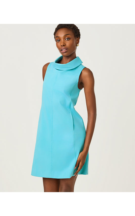 PAYSON DRESS, CAPRI BLUE