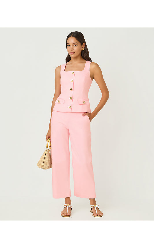 SARISSA CROP PANT, PINK MUSE
