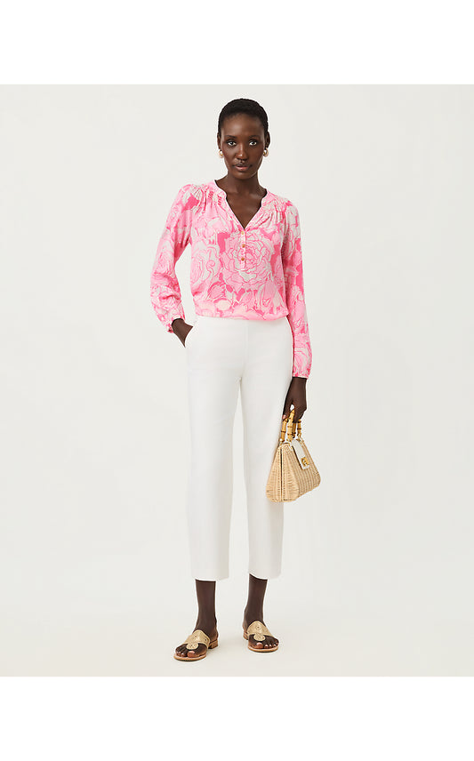 SARISSA CROP PANT, RESORT WHITE