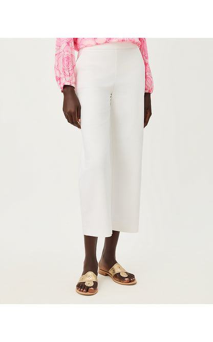 SARISSA CROP PANT, RESORT WHITE