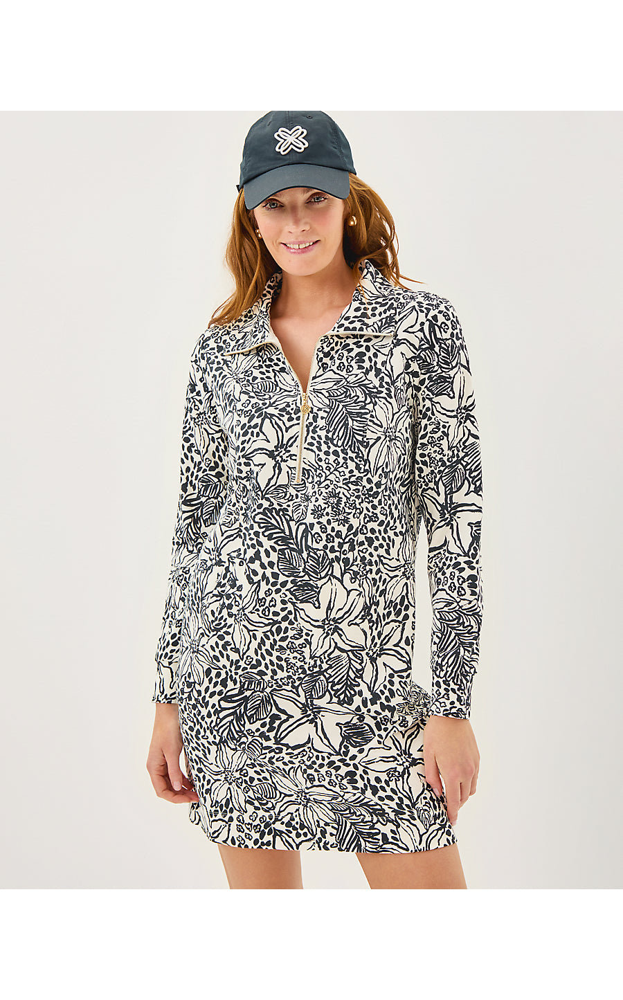 ELENI UPF 50+ DRESS, ONYX LOTS TO SPOT