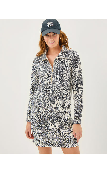 ELENI UPF 50+ DRESS, ONYX LOTS TO SPOT