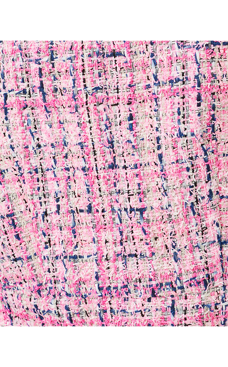 GREIGHLEE BOUCLE JACKET, CONFETTI PINK EYELASH TEXTURE BOUCLE