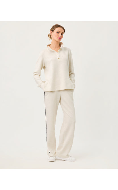 NASSAU LOUNGE PANT UPF 50+, HEATHERED COCONUT