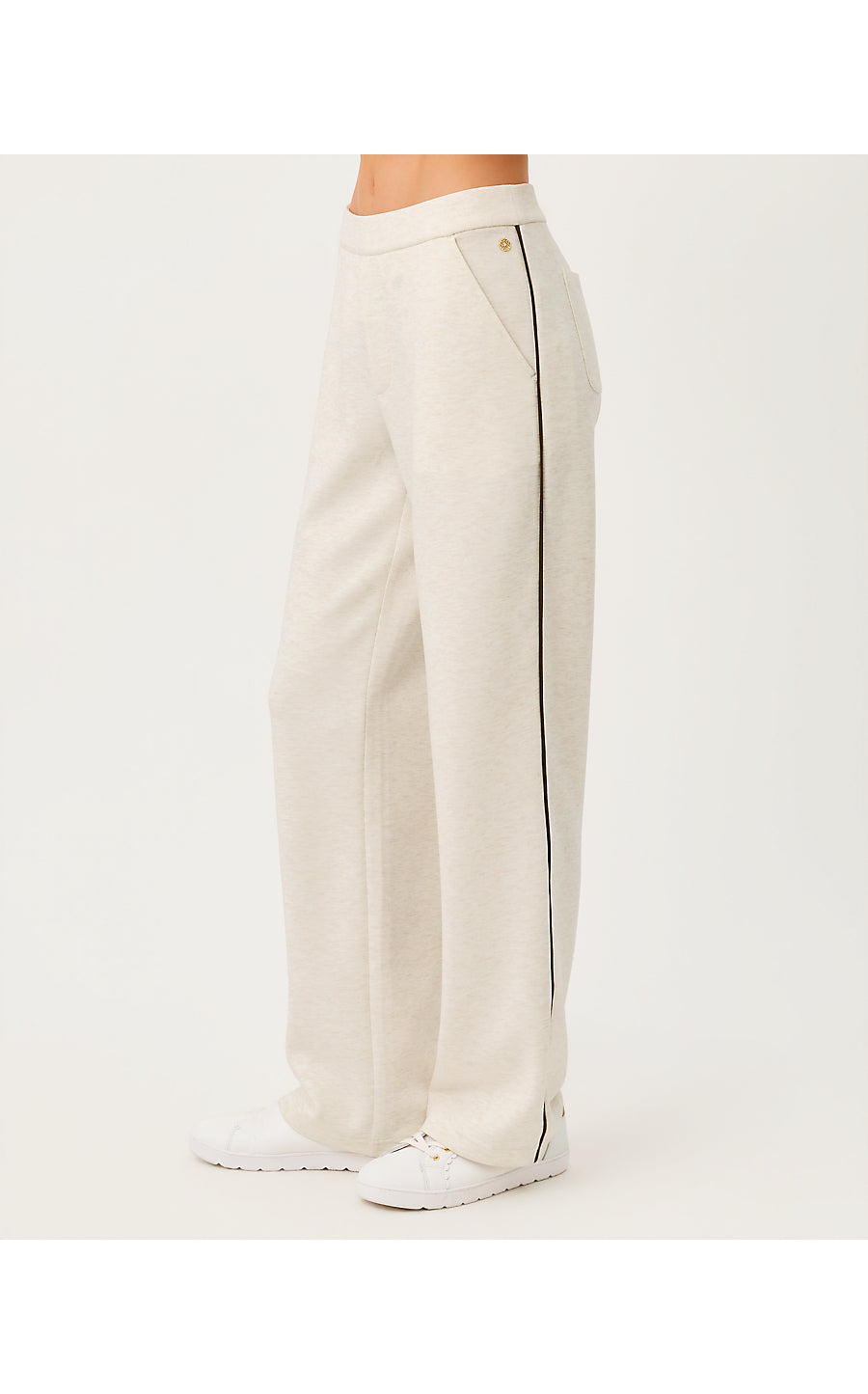 NASSAU LOUNGE PANT UPF 50+, HEATHERED COCONUT