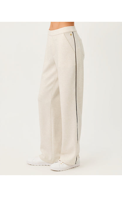 NASSAU LOUNGE PANT UPF 50+, HEATHERED COCONUT