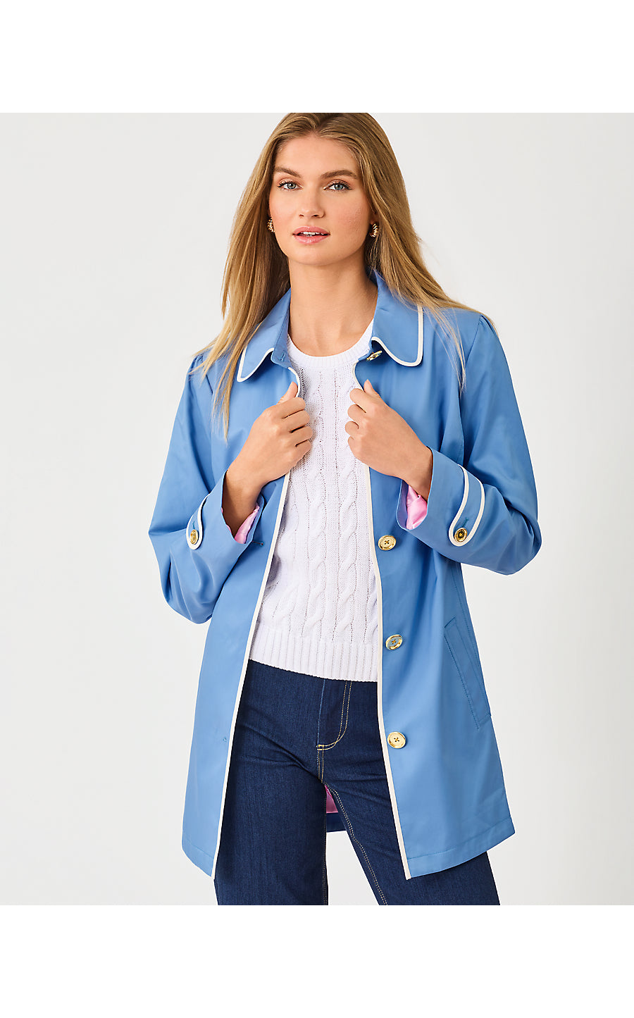 DIANNE JACKET, MERRIWEATHER BLUE