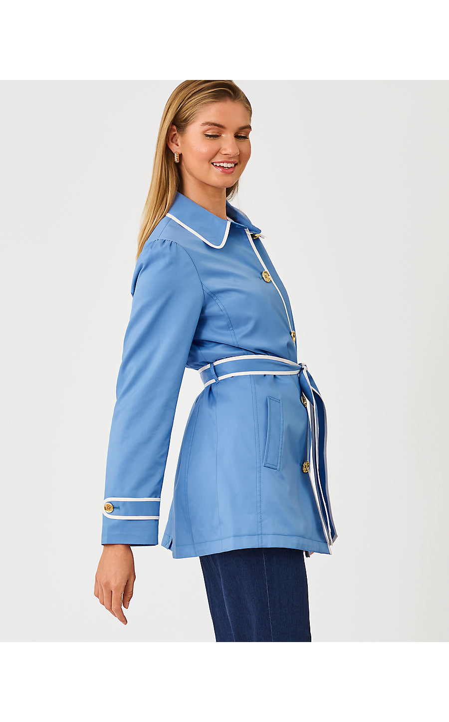 DIANNE JACKET, MERRIWEATHER BLUE