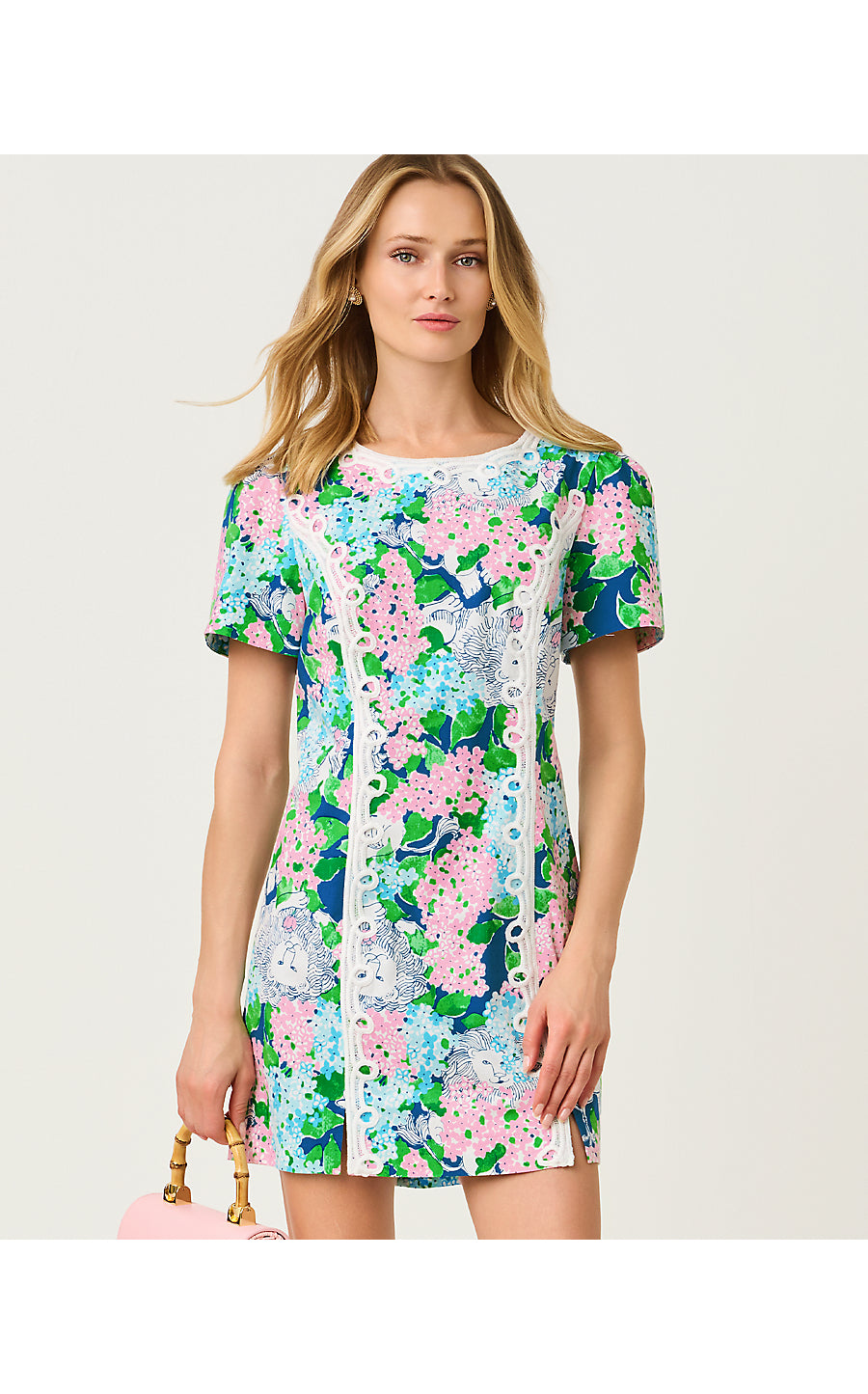 SALEM SHIFT ROMPER, STARLIGHT NAVY LYDIA THE LION