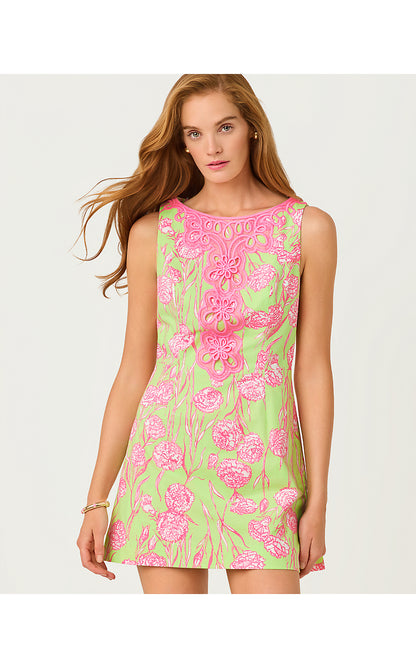 ELANIE SKIRTED ROMPER, PISTACHIO MACARON ALINA