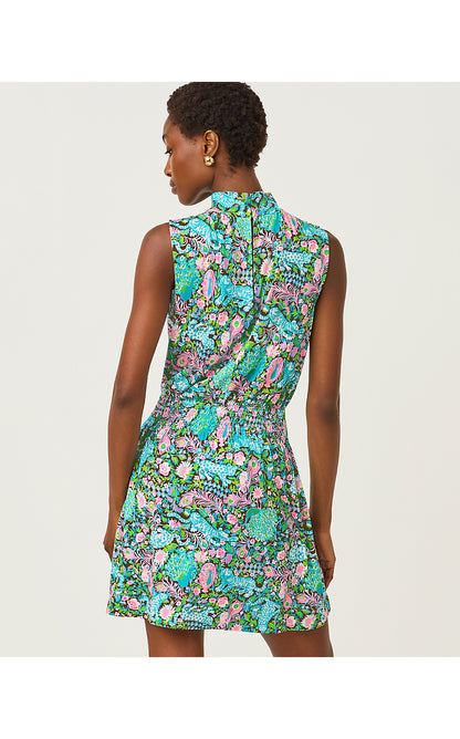 SHERAH SKIRTED ROMPER, MULTI ROYAL ZOO