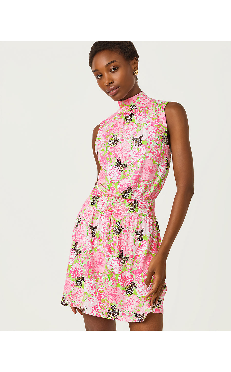 SHERAH SKIRTED ROMPER, PISTACHIO MACARON BEES KNEES