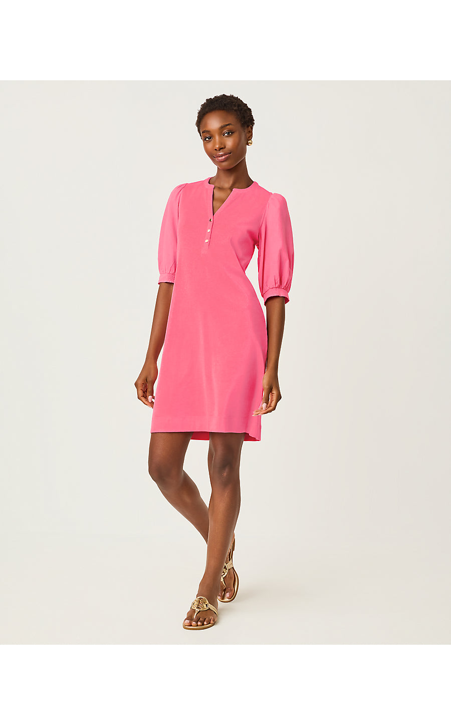 RONSON DRESS, CONFETTI PINK