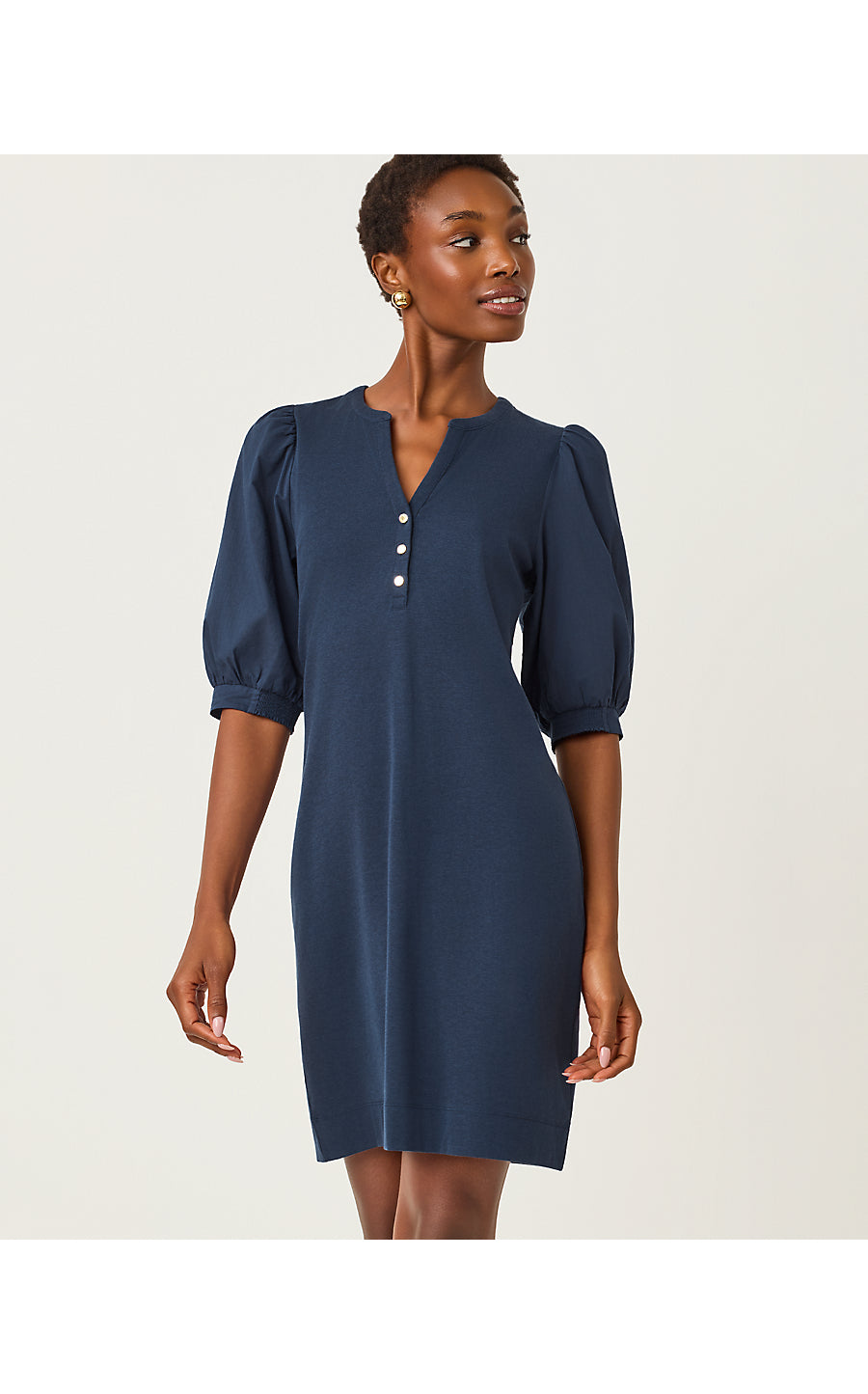 RONSON DRESS, LOW TIDE NAVY