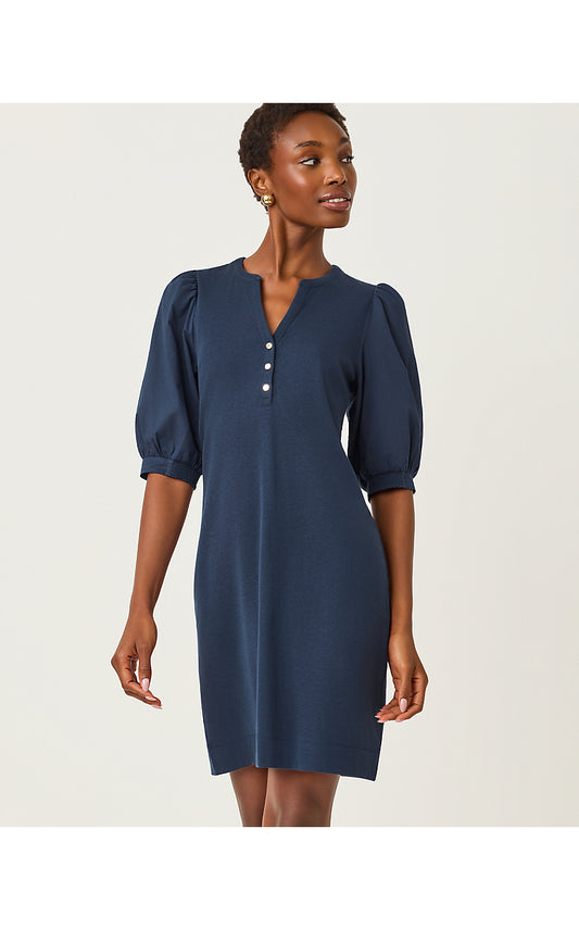 RONSON DRESS, LOW TIDE NAVY