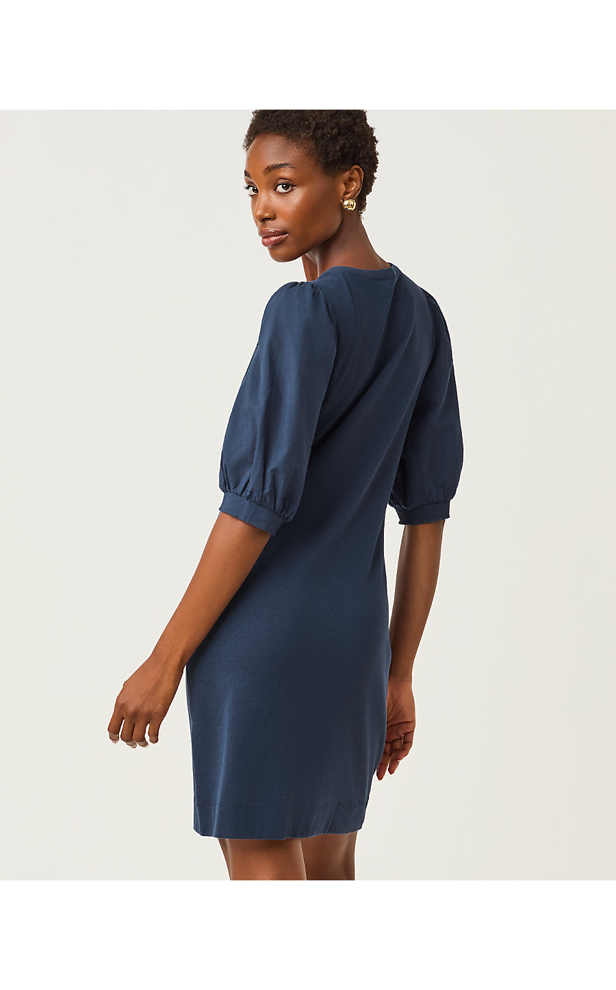 RONSON DRESS, LOW TIDE NAVY