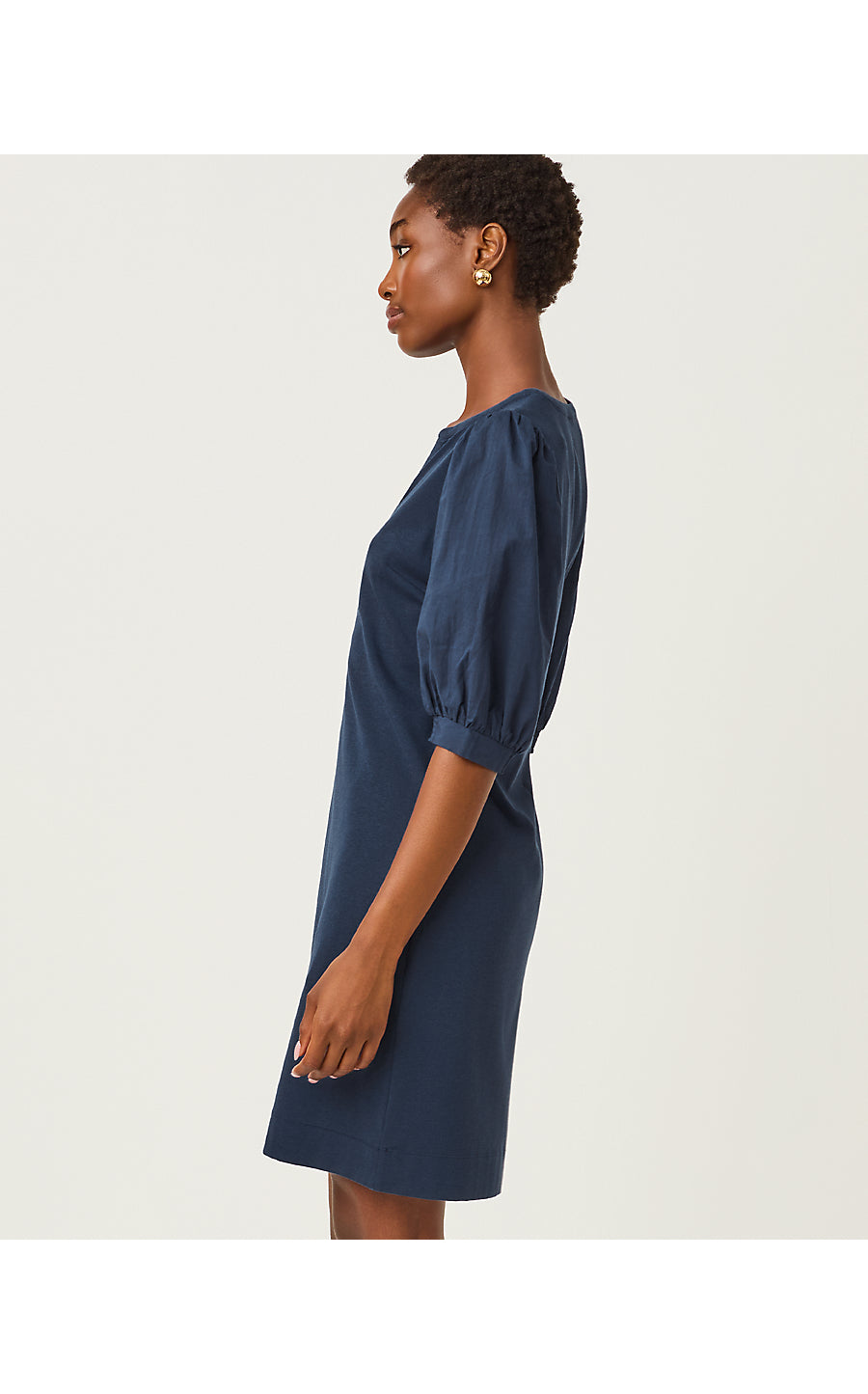 RONSON DRESS, LOW TIDE NAVY